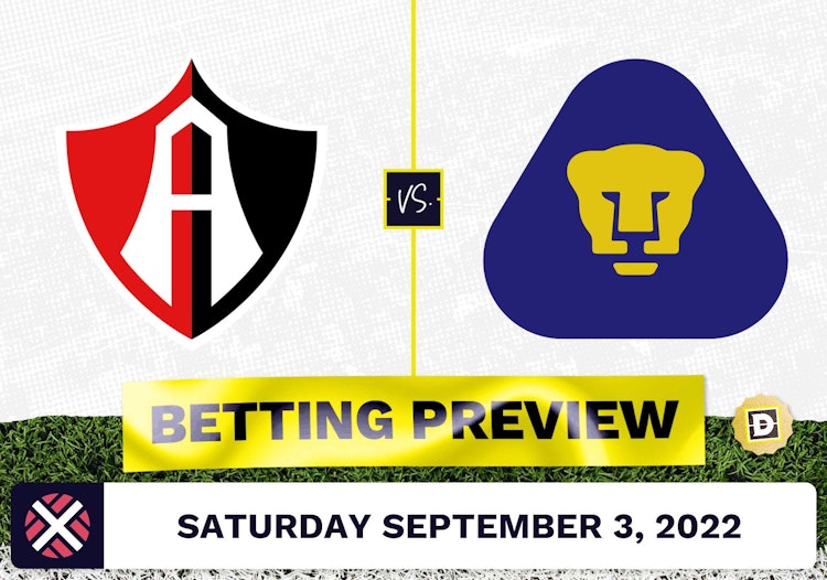 Atlas vs. Pumas UNAM Prediction and Odds - Sep 3, 2022