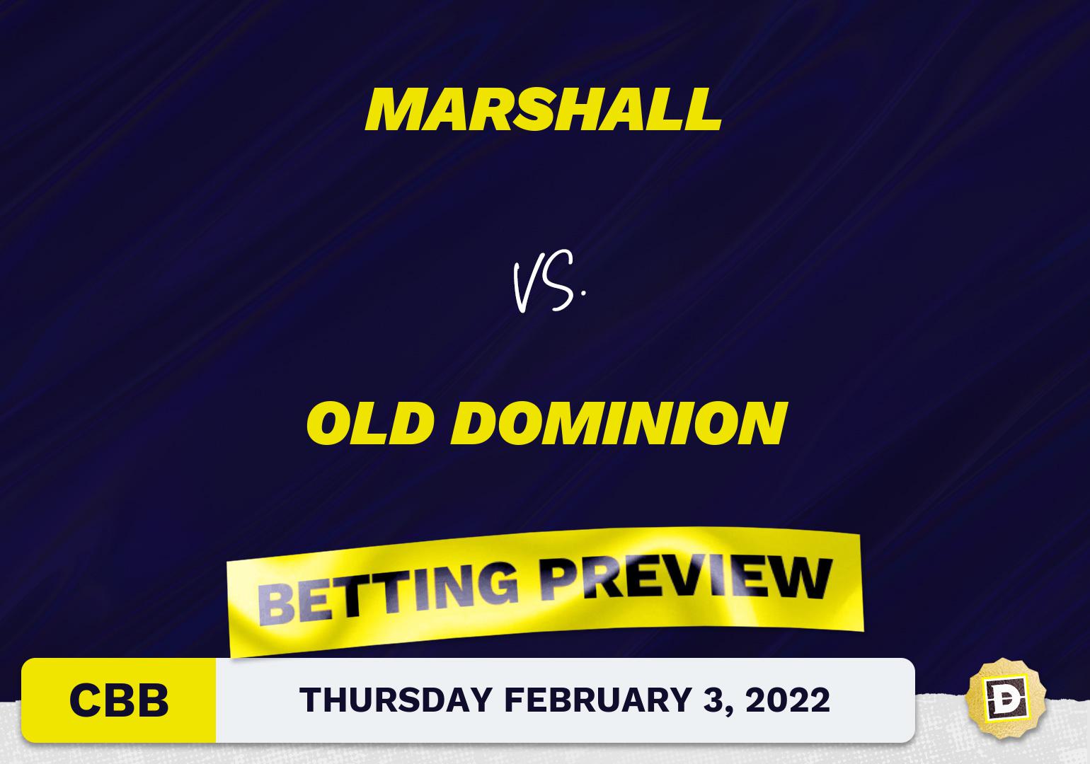 Marshall vs. Old Dominion CBB Predictions and Odds - Feb 3, 2022