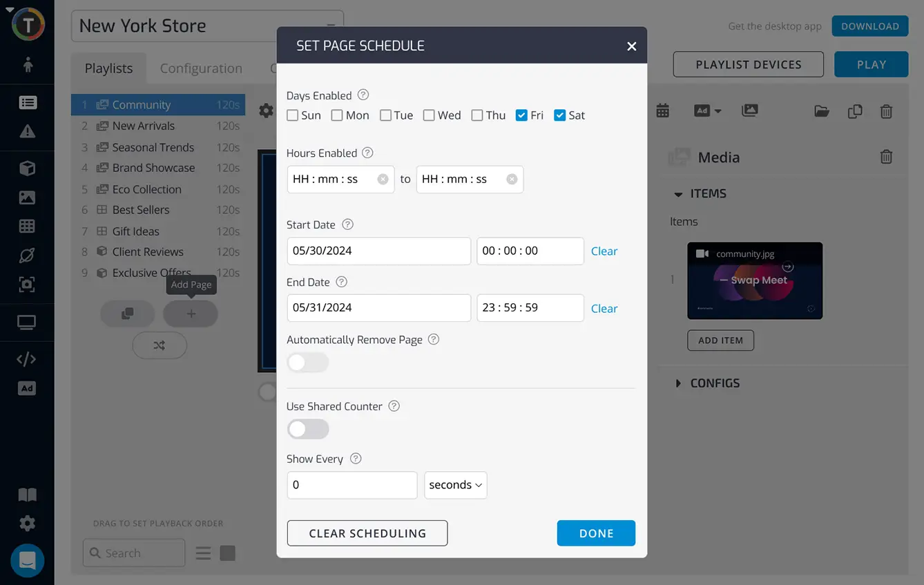 Telemetrytv Digital Signage Scheduling - Retail