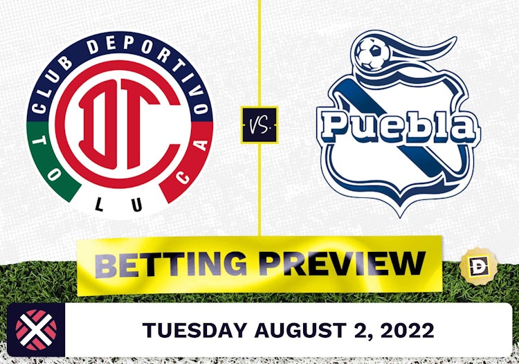 Toluca vs. Puebla Prediction and Odds - Aug 2, 2022