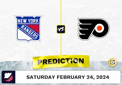 NY Rangers vs. Philadelphia Flyers Prediction, Odds, NHL Picks [2/24/2024]