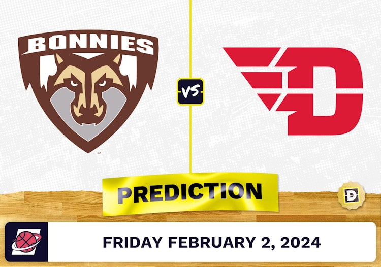 St. Bonaventure vs. Dayton Prediction, Odds, College Basketball Picks [2/2/2024]