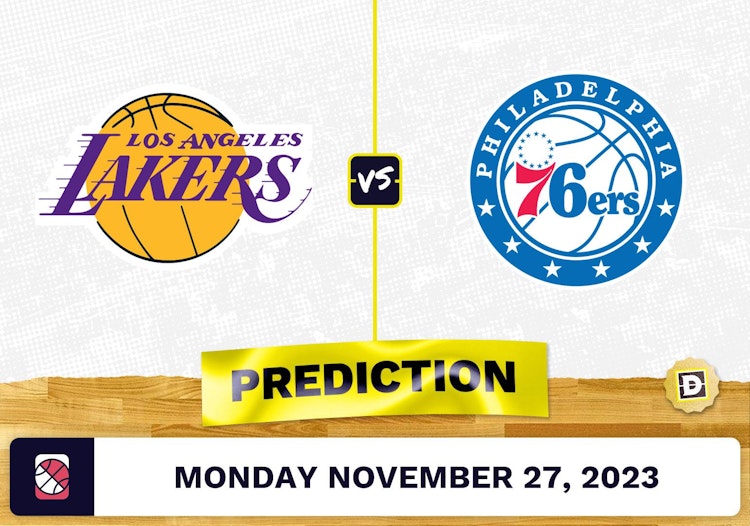 Lakers vs. 76ers Prediction and Odds - November 27, 2023