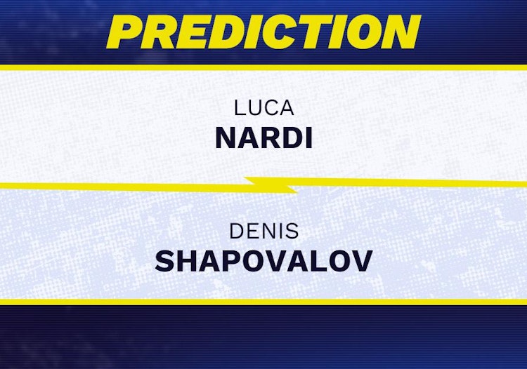 Luca Nardi vs Denis Shapovalov Tennis Prediction.