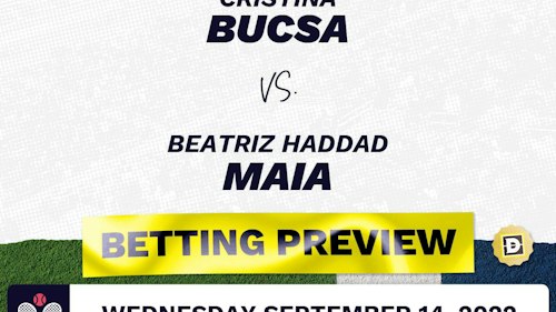 Cristina Bucsa vs. Beatriz Haddad Maia Predictions - Sep 14, 2022