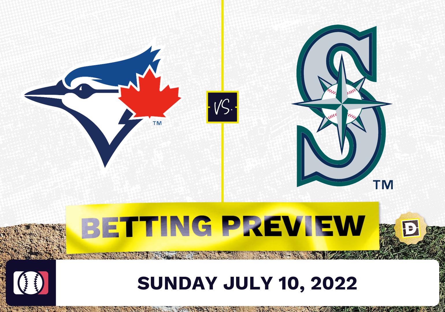 Blue Jays vs. Mariners Prediction and Odds - Jul 10, 2022