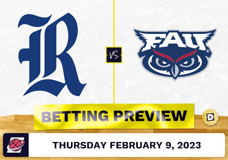 Rice vs. Florida Atlantic CBB Prediction and Odds - Feb 9, 2023