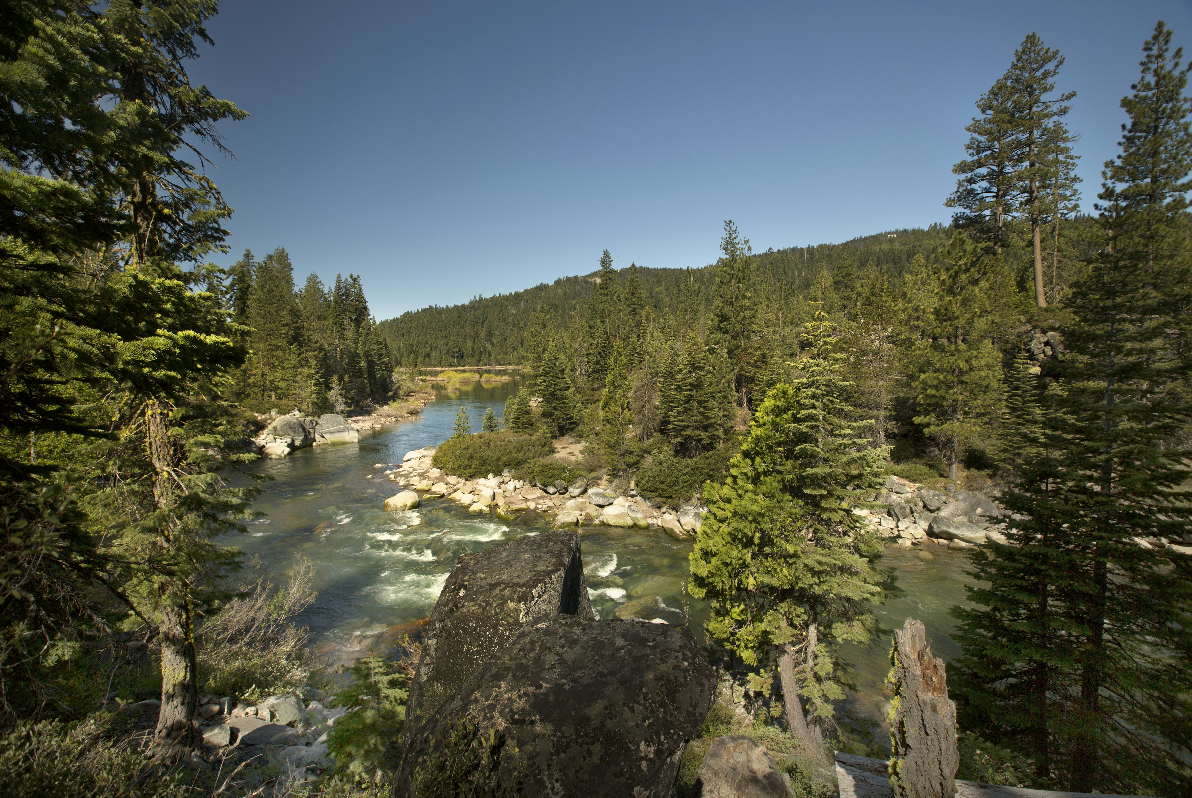 A Photo of the Middle Fork American River near French Meadows Reservoir