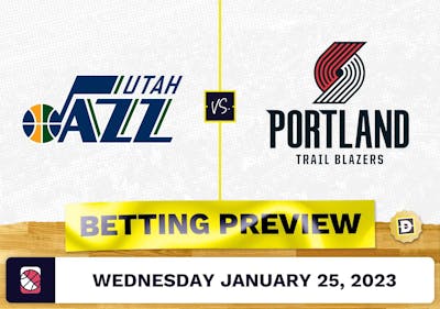 Jazz vs. Trail Blazers Prediction and Odds - Jan 25, 2023