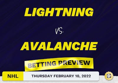 Lightning vs. Avalanche Predictions and Odds - Feb 10, 2022
