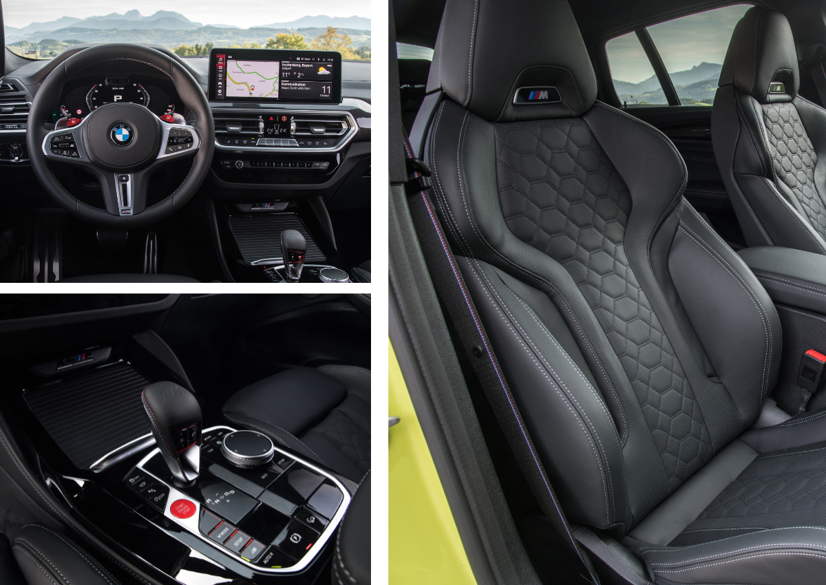 Das Interieur des BMW X4 M
