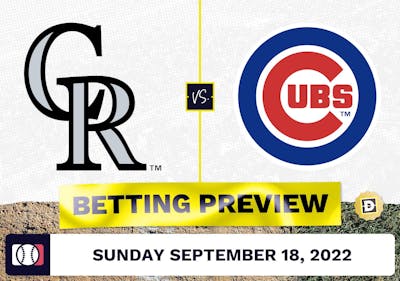 Rockies vs. Cubs Prediction and Odds - Sep 18, 2022
