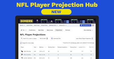 Dimers NFL Player Projection Hub: Your All-in-One Player Props Tool for the 2025-26 NFL Season