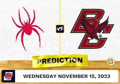 Richmond vs. Boston College Basketball Prediction - November 15, 2023