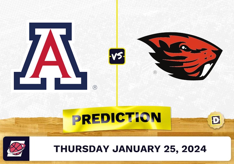 Arizona vs. Oregon State Prediction, Odds, College Basketball Picks [1/25/2024]