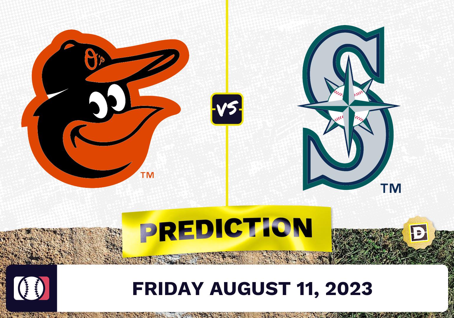 Orioles vs. Mariners Prediction for MLB Friday [8/11/2023]
