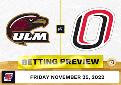 Louisiana-Monroe vs. Nebraska-Omaha CBB Prediction and Odds - Nov 25, 2022
