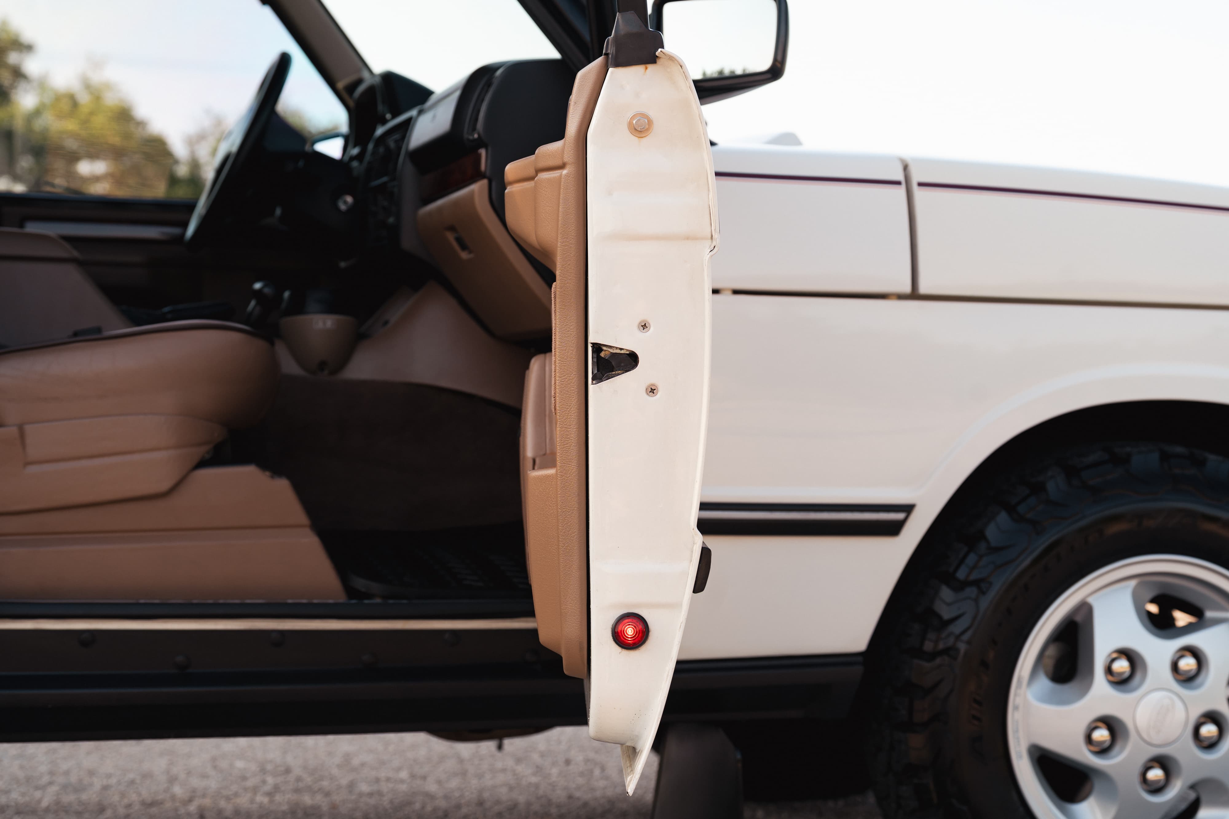 1995 White Land Rover Range Rover County Long Wheel Base in Austin, TX.
