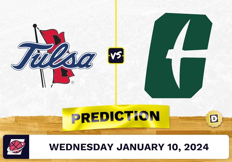 Tulsa vs. Charlotte Prediction, Odds, College Basketball Picks  [1/10/2024]