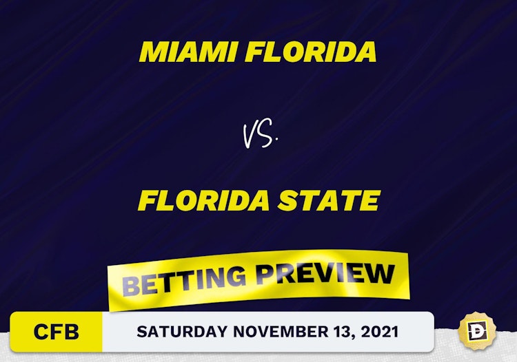 Miami Florida vs. Florida State CFB Predictions and Odds - Nov 13, 2021