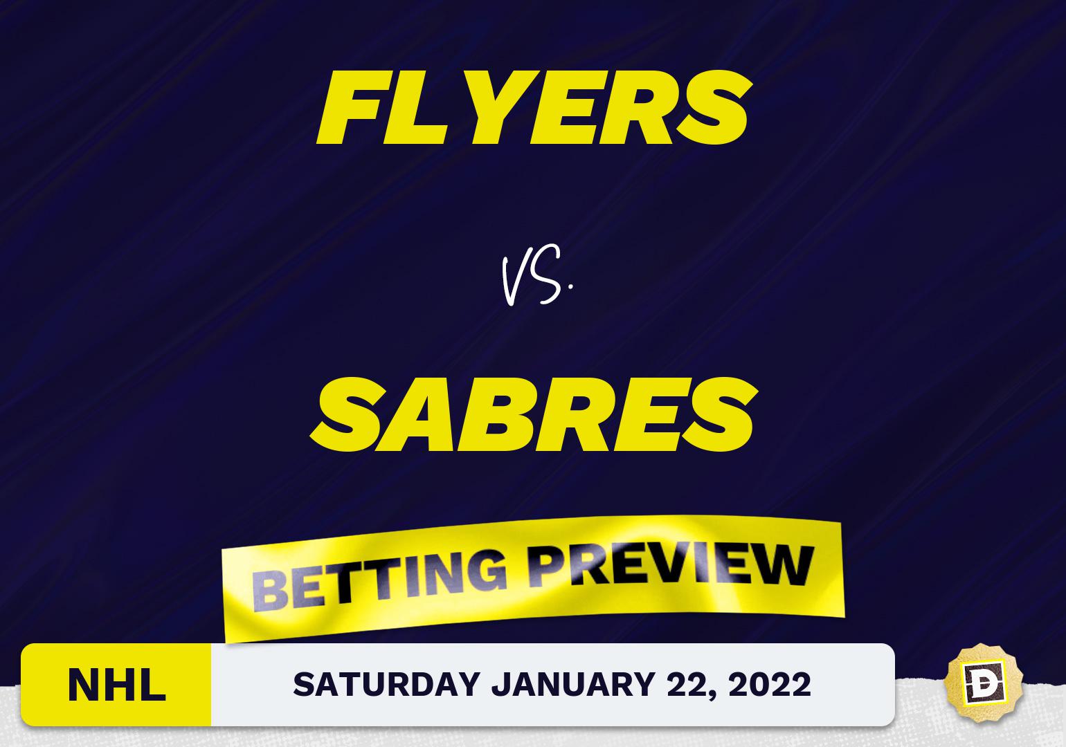 Flyers vs. Sabres Predictions and Odds - Jan 22, 2022