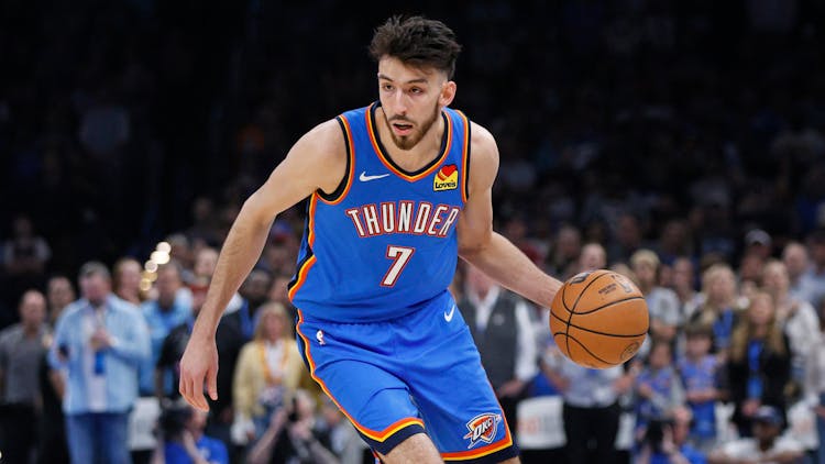 Chet Holmgren of the Oklahoma City Thunder.