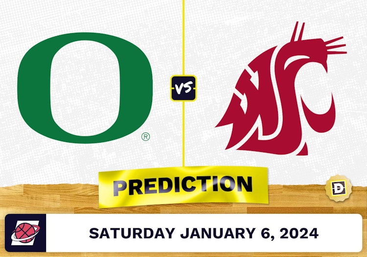 Oregon vs. Washington State Prediction, Odds, College Basketball Picks  [1/6/2024]