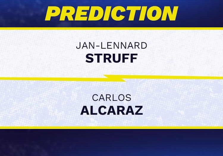 Jan-Lennard Struff vs Carlos Alcaraz Tennis Prediction.