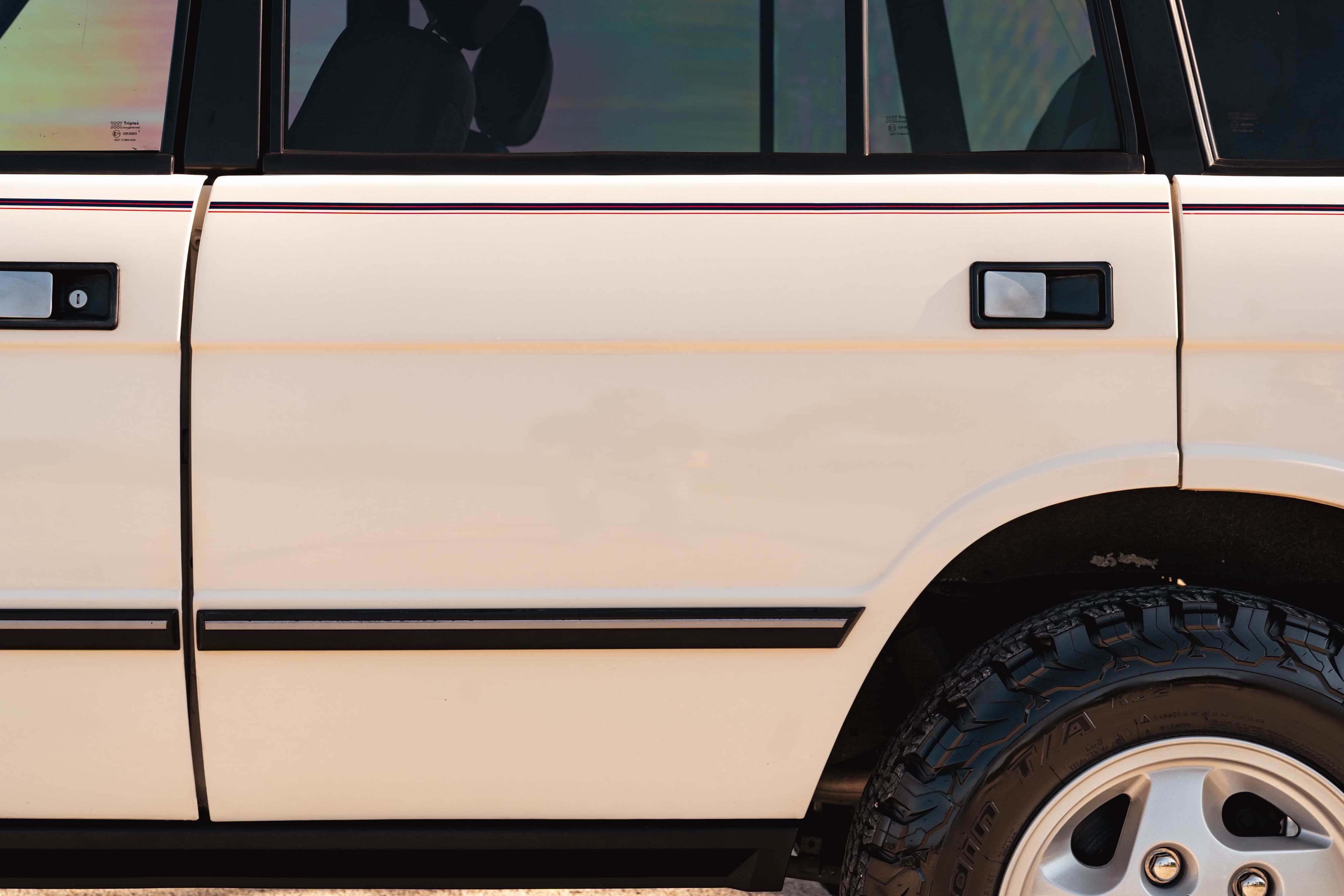 1995 White Land Rover Range Rover County Long Wheel Base in Austin, TX.