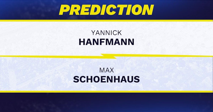 Yannick Hanfmann vs Max Schoenhaus Tennis Prediction.