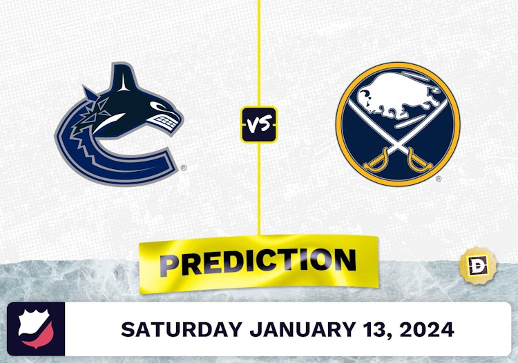 Vancouver Canucks vs. Buffalo Sabres Prediction, Odds, NHL Picks [1/13/2024]