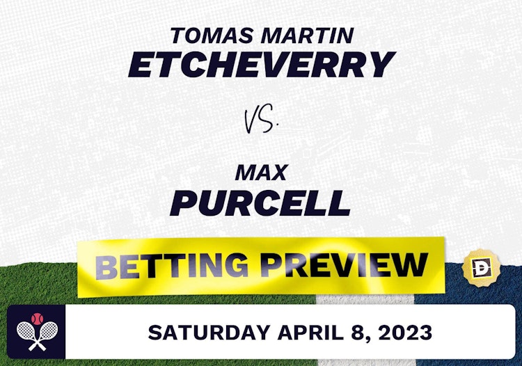 Tomas Martin Etcheverry vs. Max Purcell Predictions - Apr 8, 2023