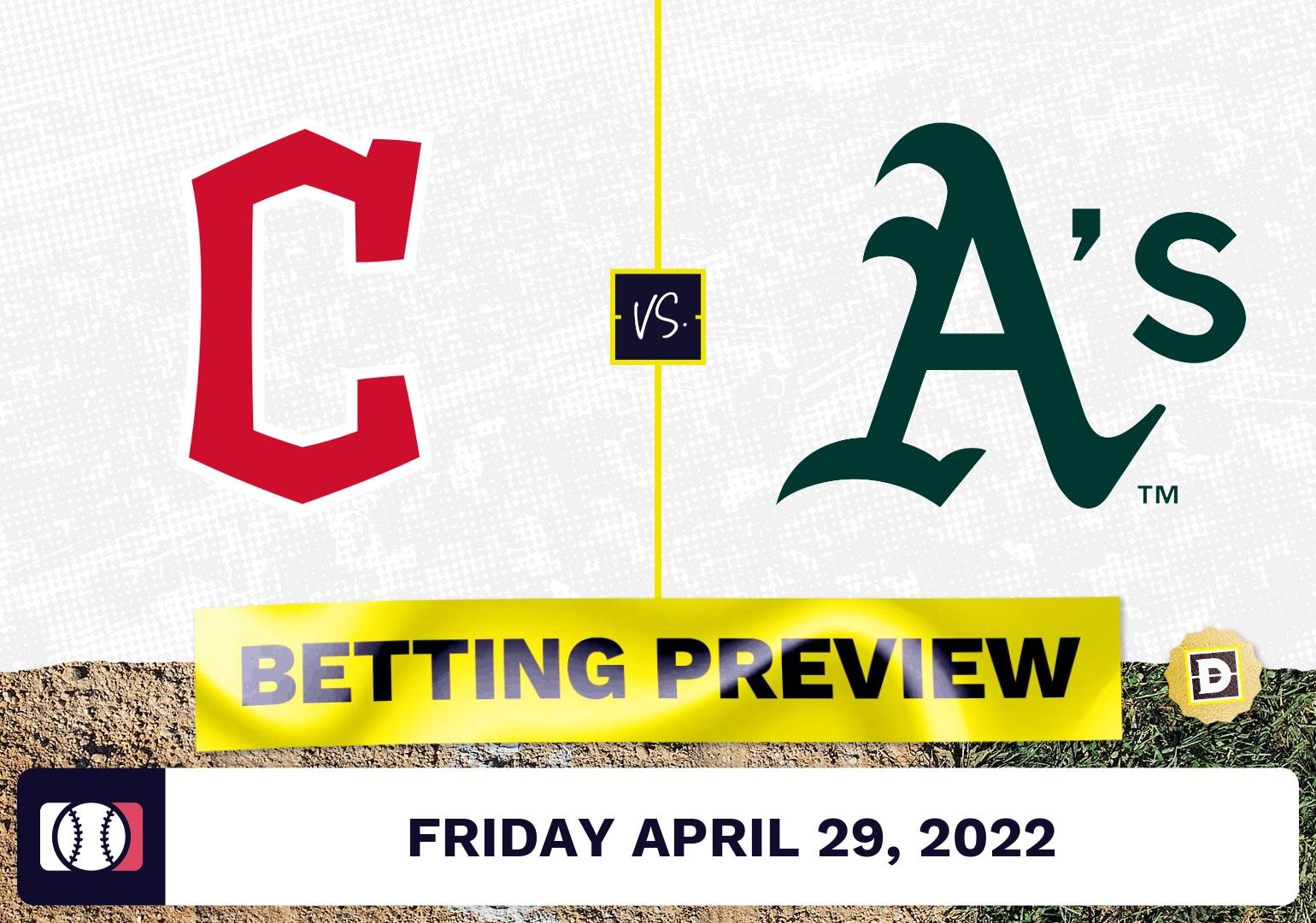 Guardians vs. Athletics Prediction and Odds - Apr 29, 2022