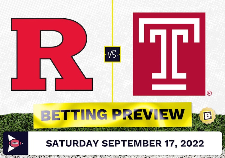 Rutgers vs. Temple CFB Prediction and Odds - Sep 17, 2022