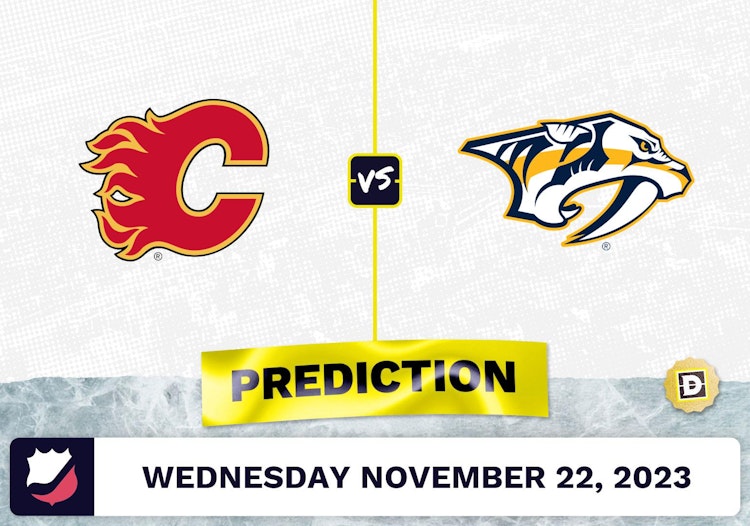 Flames vs. Predators Prediction and Odds - November 22, 2023