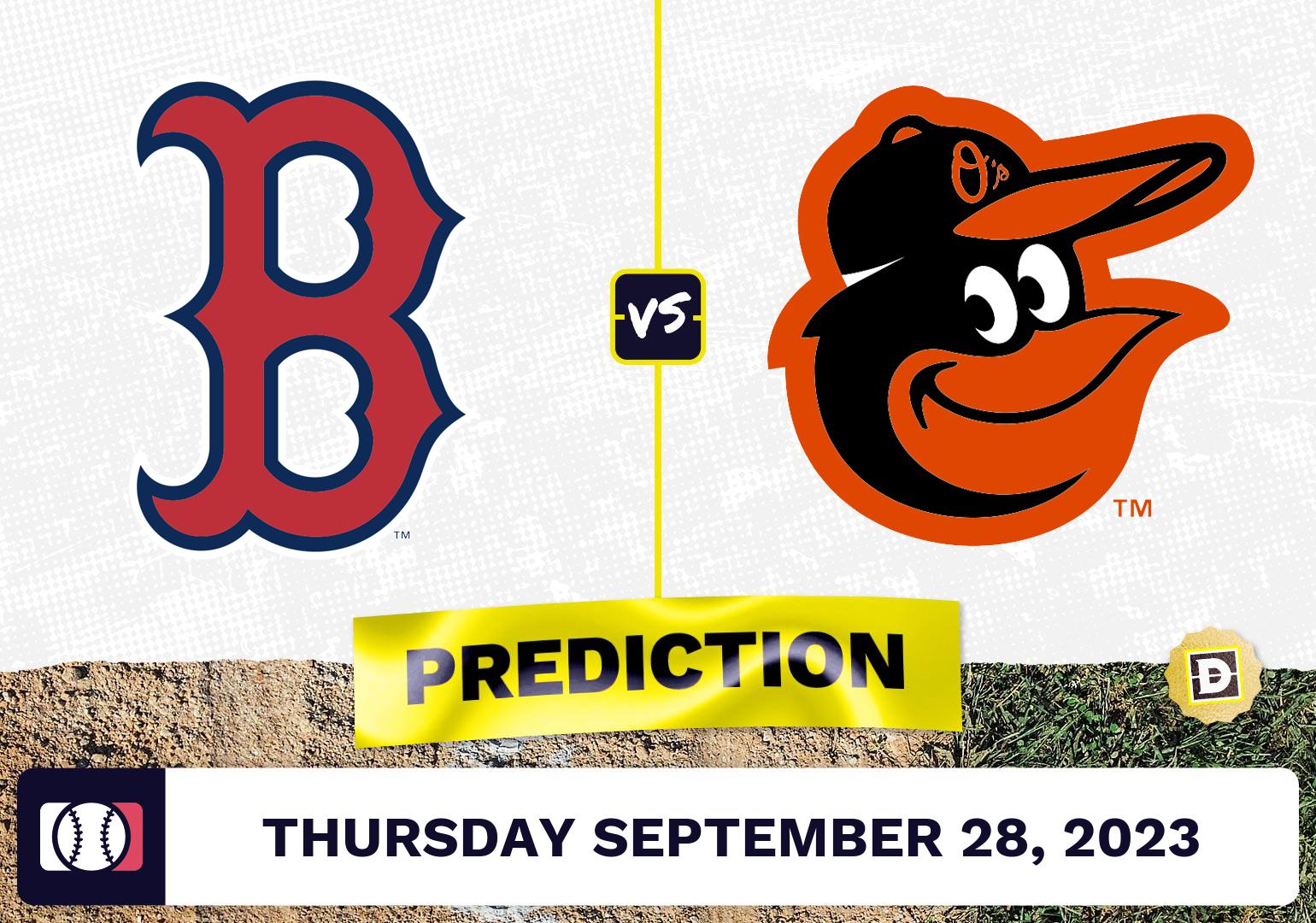 Red Sox vs. Orioles Prediction for MLB Thursday [9/28/2023]