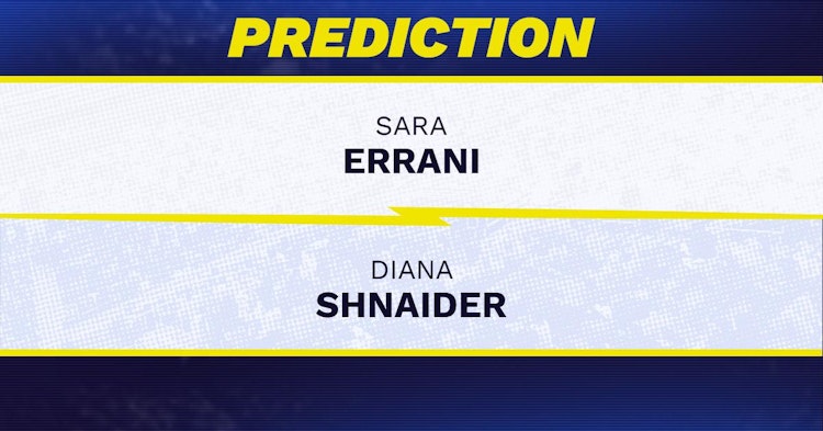 Sara Errani vs Diana Shnaider Tennis Prediction.