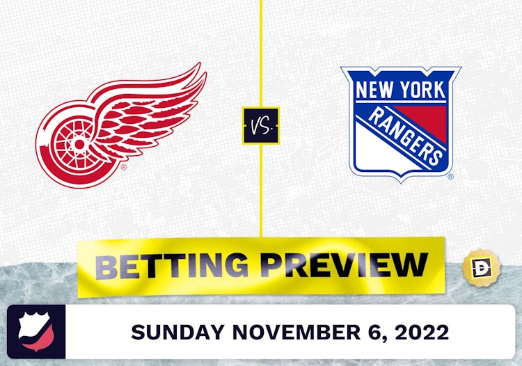 Red Wings vs. Rangers Prediction and Odds - Nov 6, 2022