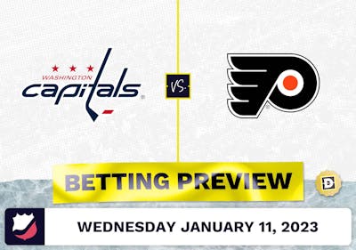 Capitals vs. Flyers Prediction and Odds - Jan 11, 2023