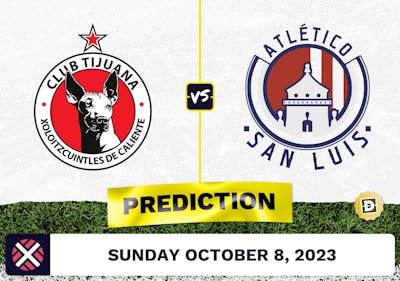 Club Tijuana vs. San Luis Prediction and Odds - October 8, 2023