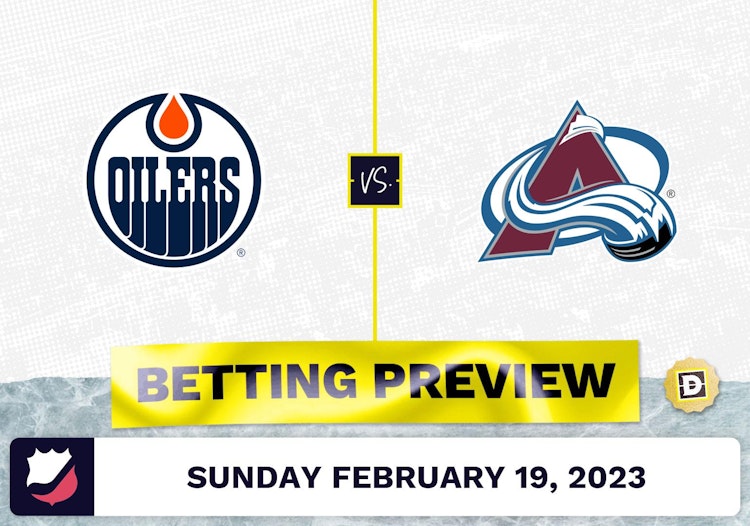 Oilers vs. Avalanche Prediction and Odds - Feb 19, 2023