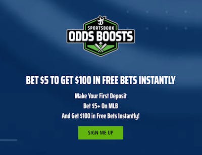 DraftKings MLB Bonus Code: Bet $5, Win $100 This Week, No Matter What