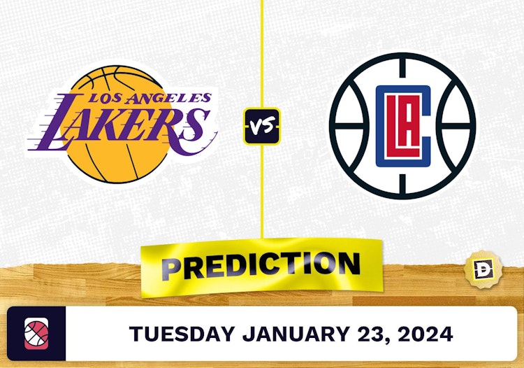 Los Angeles Lakers vs. Los Angeles Clippers Prediction, Odds, NBA Picks [1/23/2024]