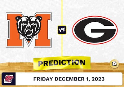 Mercer vs. Georgia Basketball Prediction - December 1, 2023