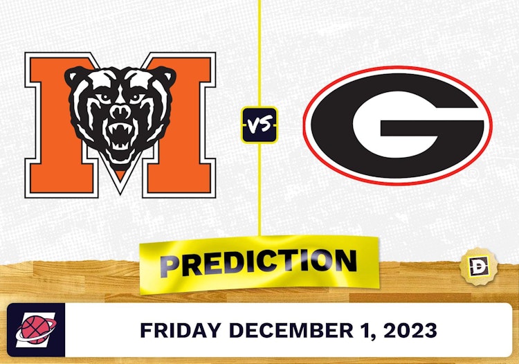 Mercer vs. Georgia Basketball Prediction - December 1, 2023
