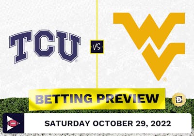 TCU vs. West Virginia CFB Prediction and Odds - Oct 29, 2022
