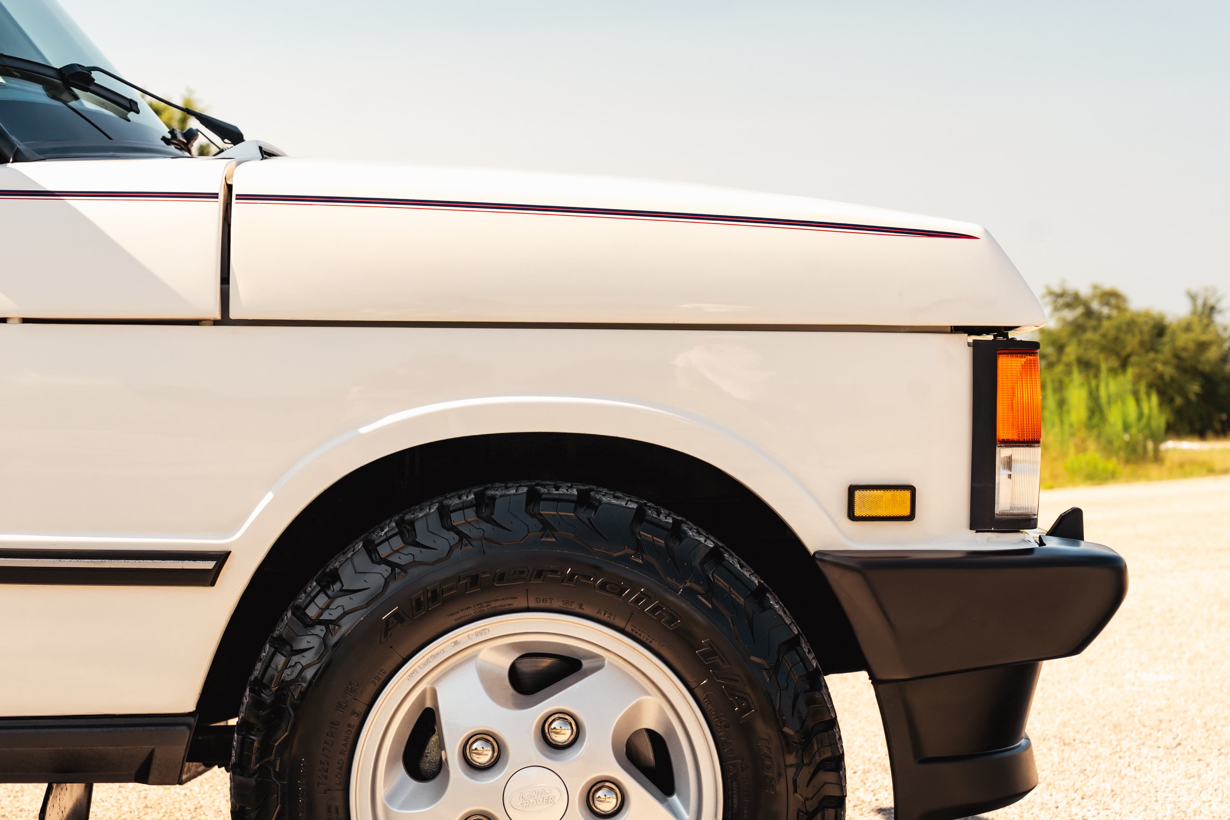 1995 White Land Rover Range Rover County Long Wheel Base in Austin, TX.