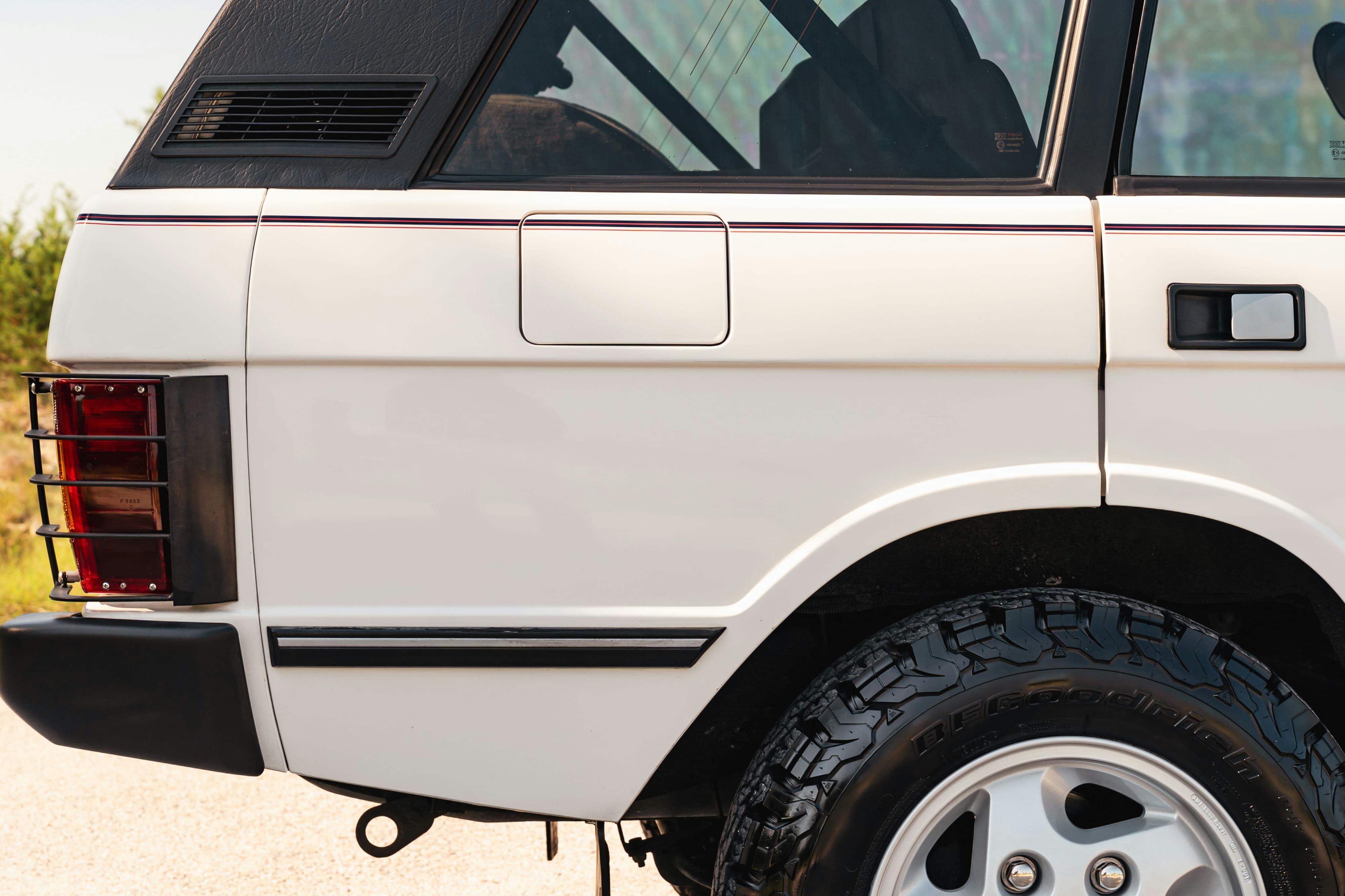 1995 White Land Rover Range Rover County Long Wheel Base in Austin, TX.