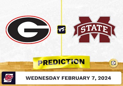 Georgia vs. Mississippi State Prediction, Odds, College Basketball Picks [2/7/2024]