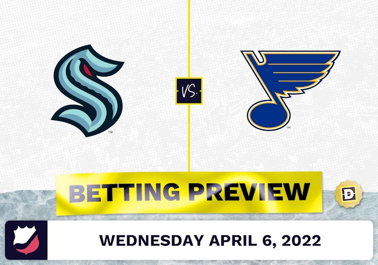 Kraken vs. Blues Prediction and Odds - Apr 6, 2022